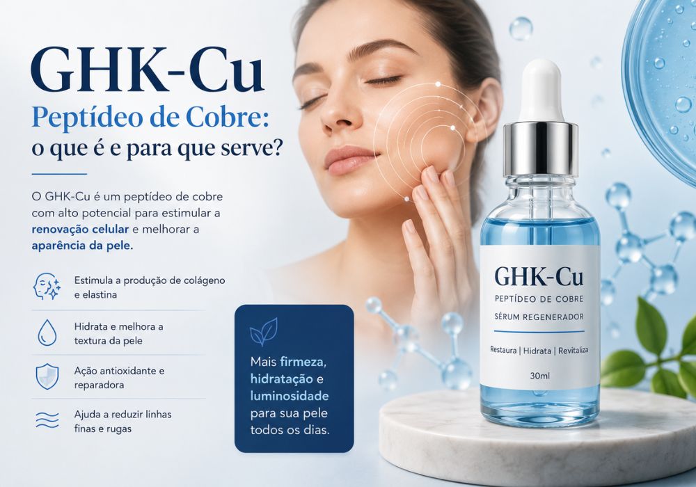 GHK-Cu Peptídeo de Cobre: O Que É e Para Que Serve?
